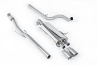 Citroen DS3 1.6 - Non-Resonated (Louder) Cat-Back Exhaust System with Titanium Trims