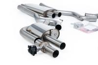 Ford Mustang 2.3 (S550/S650 Fastback) - Valved Resonated Cat-back with Polished Trims