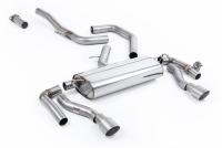 Hyundai/Kia Proceed GT - OPF/GPF Back System with GT-100 Brushed Titanium Trims