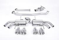 Nissan GT-R R35 - Non-Resonated Primary Cat-Back Exhaust System with Quad Polished Trims