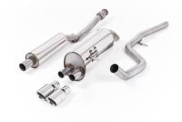 Peugeot 208 GTi - Resonated (Quieter) Cat-Back Exhaust System with Polished Trims