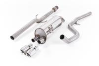 Peugeot 208 GTi - Non-Resonated (Louder) Cat-Back Exhaust System with Polished Trims