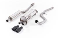 Peugeot 208 GTi - Resonated (Quieter) Cat-Back Exhaust System with Cerakote Black Trims