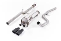 Peugeot 208 GTi - Non-Resonated (Louder) Cat-Back Exhaust System with Cerakote Black Trims