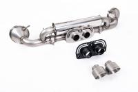 Porsche 992.1 & 992.2 GT3 - Rear Silencer(s) with GT-100 Brushed Titanium Trims