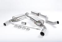 Renault Clio 197 2.0 16V - Resonated Cat-Back Exhaust System with Polished Trims