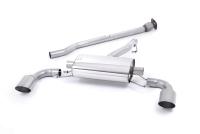 Toyota GR86 - Non-Resonated (Louder) Cat Back with Brushed Titanium Tips