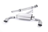 Toyota GR86 - Resonated (Quieter) Cat Back with Brushed Titanium Tips