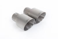 VW Golf R Mk6 - Non-Resonated (Louder) Cat-Back Exhaust System with Titanium Trims