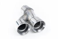 Resonated (Quieter) Cat-Back Exhaust System with Twin Polished Tips