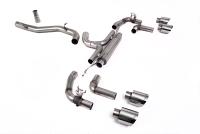 VW Golf R MK8/MK8.5 - 80mm System with Polished Trims (Race System - Loudest)