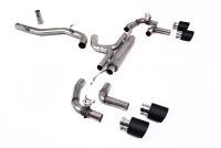 VW Golf R MK8/MK8.5 - 80mm System with Carbon Trims (Race System - Loudest)