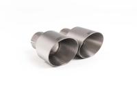 Brushed Titanium GT (round) 100 Exhaust Tip - MSTIP123
