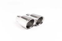 Polished GT (round) 80 Exhaust Tip, long - MSTIP140