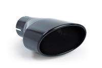 Cerakote Black Black 170 x 107 Exhaust Tip, RH - MSTIP249