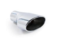 Polished Jet (oval) 170 x 107 Exhaust Tip, RH - MSTIP241
